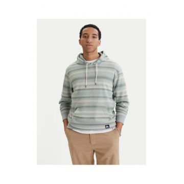 Hanorac barbati -  dungi - ecru - gri - verde - 60% bumbac - 40% poliester