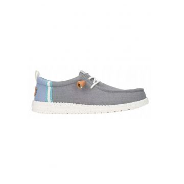 Mocasini Barbati Spuma EVA - Wally Summer Linen - Gri - Gri