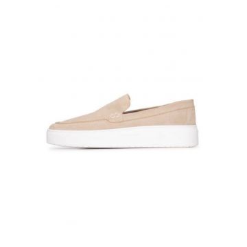 Mocasini din piele intoarsa tip slip-on
