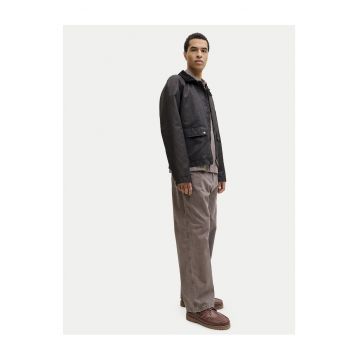 Pantaloni barbati -  bumbac organic - fermoar - bej -
