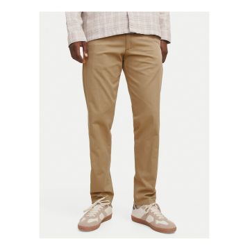 Pantaloni barbati -  bumbac organic - maro - elastic -