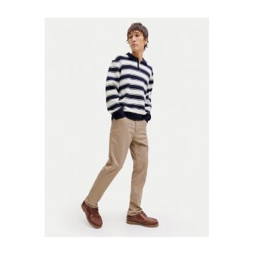 Pantaloni barbati -  casual - bej - bumbac organic - culoare bej
