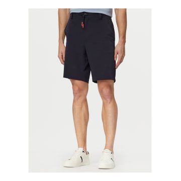Pantaloni barbati -  casual - fermoar - albastru - poliamida-elastan