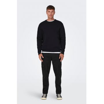 Pantaloni cargo conici Dean - Negru