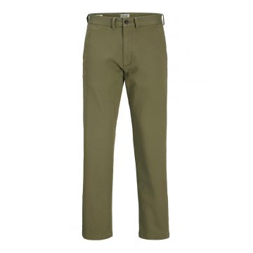 Pantaloni Chino Barbati -  Verde - 50% bumbac organic - 2% elastan