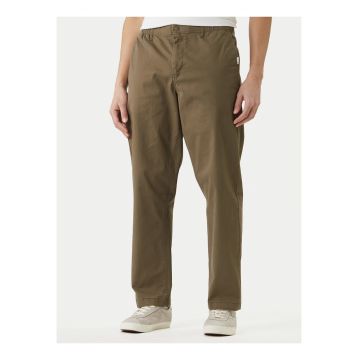 Pantaloni Chino Barbati -  Verde - bumbac - regular fit -