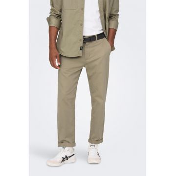 Pantaloni chino drepti - Kaki
