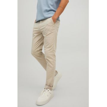 Pantaloni chino slim fit - Bej deschis