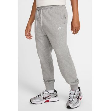Pantaloni de trening din amestec de bumbac cu logo - Gri melange