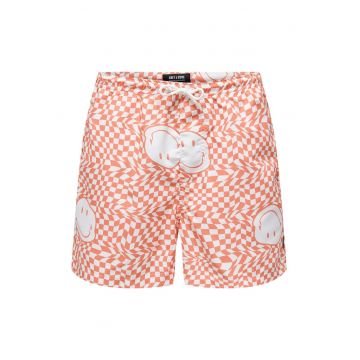 Pantaloni Scurti barbati -  301848158 - Poliester - Portocaliu - Portocaliu