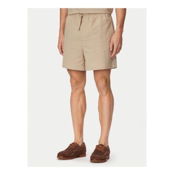 Pantaloni scurti barbati -  bej - bumbac - croiala regular fit