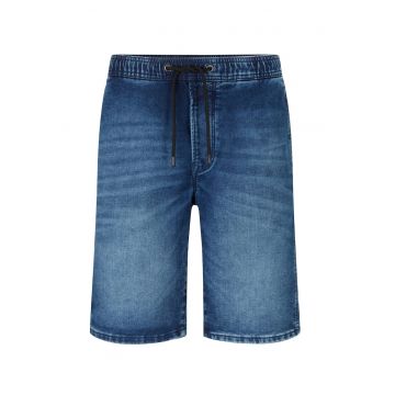 Pantaloni scurti barbati -  Bumbac - Albastru - Albastru