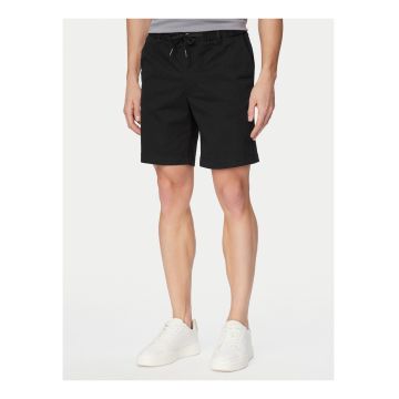 Pantaloni scurti barbati -  casual - bumbac - Negru