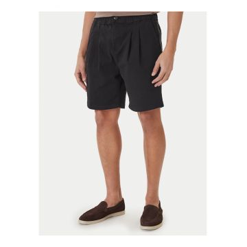 Pantaloni scurti barbati -  casual - negru - bumbac