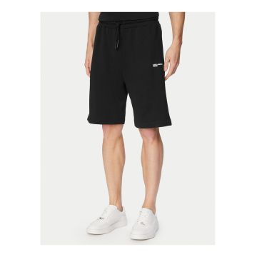 Pantaloni scurti barbati -  confortabil - negru - bumbac organic