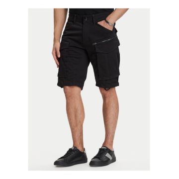 Pantaloni scurti barbati - G-Star Raw - casual - negru - bumbac organic - relaxat -