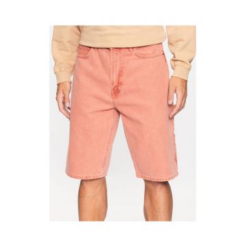Pantaloni scurti barbati  portocalii - denim -