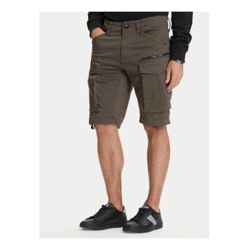 Pantaloni scurti barbati -  verde - bumbac organic - casual