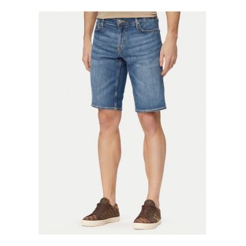 Pantaloni scurti din denim -  albastru - bumbac - casual - fermoar -