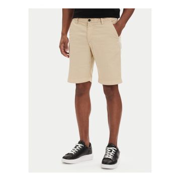 Pantaloni scurti -  regular fit - bej - bumbac