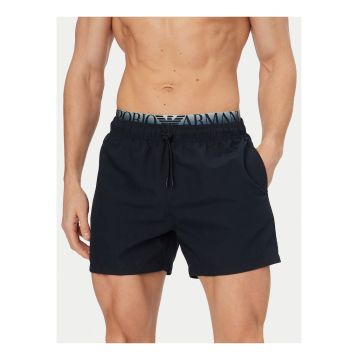 Pantaloni scurti sport Barbati -  albastru - material usor - talie elastica