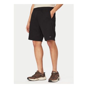 Pantaloni scurti sport barbati - G-Star Raw - negru - croiala mulata - material reciclat si bumbac organic