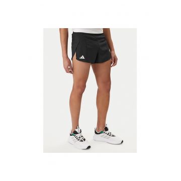 Pantaloni scurti sport barbati -  poliester reciclat - negru -