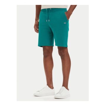 Pantaloni scurti sport Barbati -  Verde - bumbac