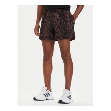 Pantaloni sport barbati -  maro/negru - 100% poliester reciclat
