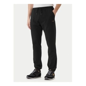 Pantaloni sport barbati -  negru - bumbac -