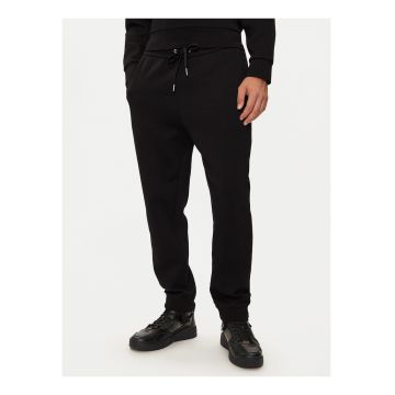 Pantaloni sport barbati -  negru - confortabili - din bumbac si poliester -