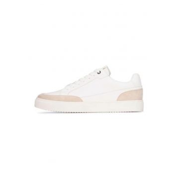 Pantofi sport din piele cu detalii din piele intoarsa
