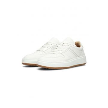 Pantofi sport din piele cu model uni