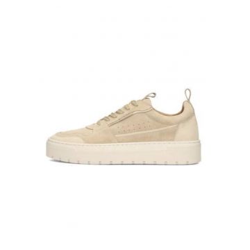 Pantofi sport Ivar din piele si piele intoarsa