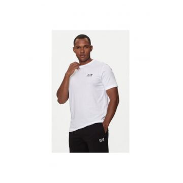 Tricou barbati  Emporio Armani - 8NPT25 PJVPZ - Sintetic - Alb - Alb