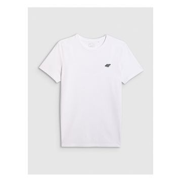 Tricou barbati  slim - alb - Alb