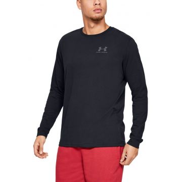 Bluza lejera cu decolteu la baza gatului - Negru