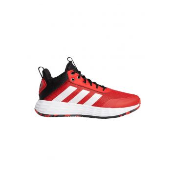 Pantofi de piele ecologica si material textil pentru baschet Own The Game