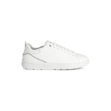 Pantofi sport de piele cu garnitura din material textil