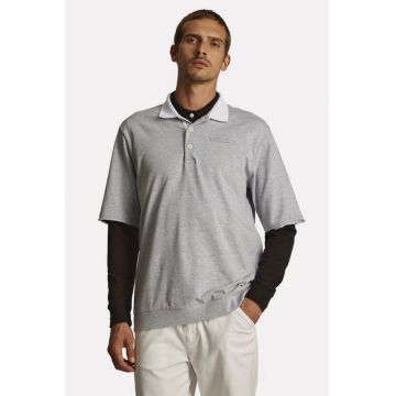 Tricou polo de bumbac cu logo brodat