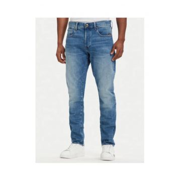 Blugi barbatesti - G-Star Raw - albastru - slim fit - conici - bumbac -
