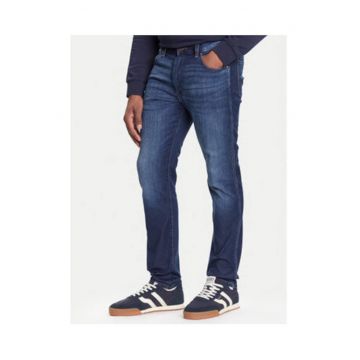 Blugi barbatesti -  skinny - albastru - bumbac -