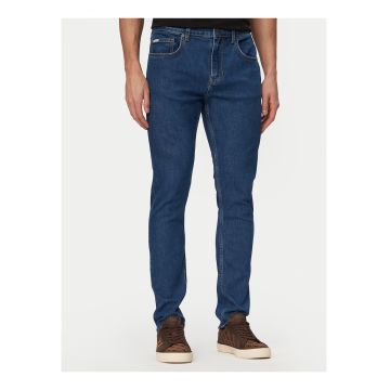 Blugi barbati -  albastru - slim fit - bumbac elastan