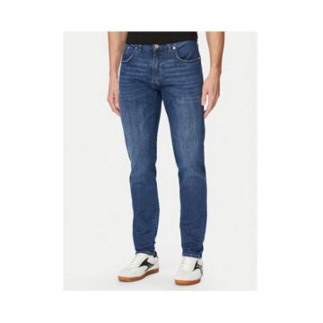 Blugi barbati -  albastru - slim fit - conici - bumbac