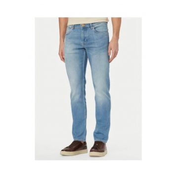 Blugi barbati -  albastru - slim fit - denim