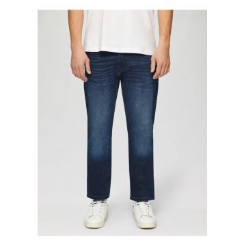 Blugi barbati Mauro cu talie medie - croiala Regular Fit - Straight Leg - Albastru inchis - W36 L32