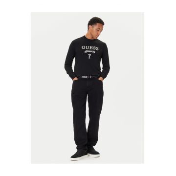 Blugi barbati  relaxed fit - negru - bumbac
