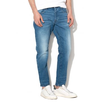 Blugi drepti cu croiala conica 3301 - Albastru