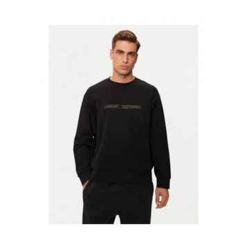 Bluza barbati -  negru - bumbac si poliester - maneca lunga - croiala regular fit -