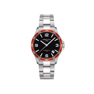 Ceas barbatesc  C033.851.11.057.01 Quartz Argintiu